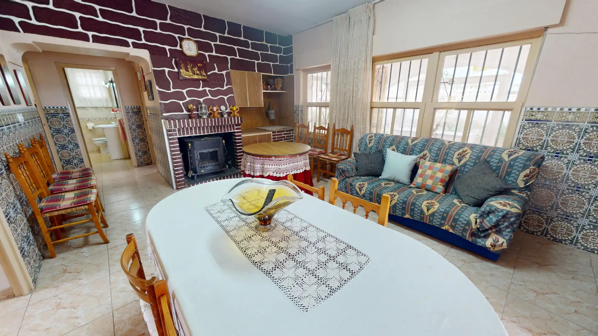 Sala de estar de Casa o chalet en venta en Aspe con Jardín privado, Terraza y Trastero
