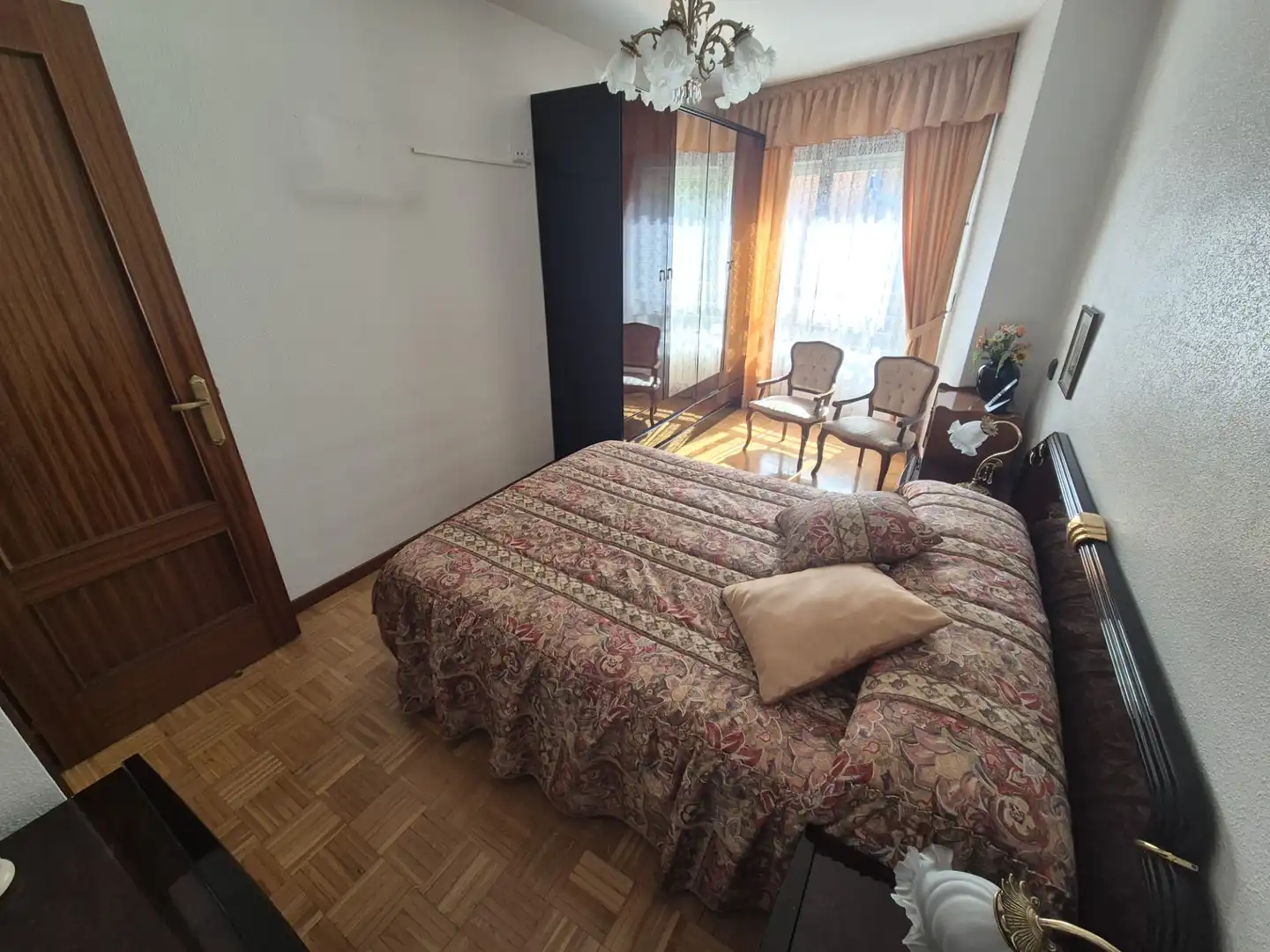 Schlafzimmer von Wohnung zum Verkauf in Palencia mit Heizung, Parkett und Terrasse