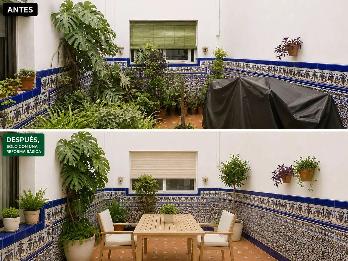 Terrasse von Haus oder Chalet zum Verkauf in Sevilla mit Terrasse und Abstellraum