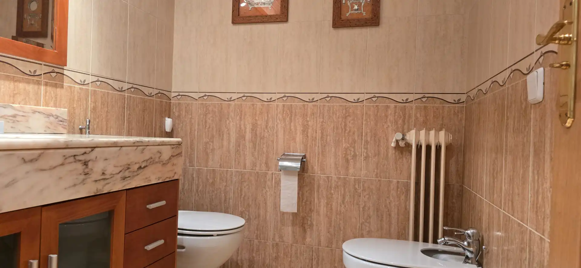Bathroom of Flat for sale in Madrid  with Heating, Private garden and Terrace