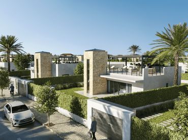 Xalet d'obra nova amb balcó en venda a Calle Urba. Jardines Almenara
