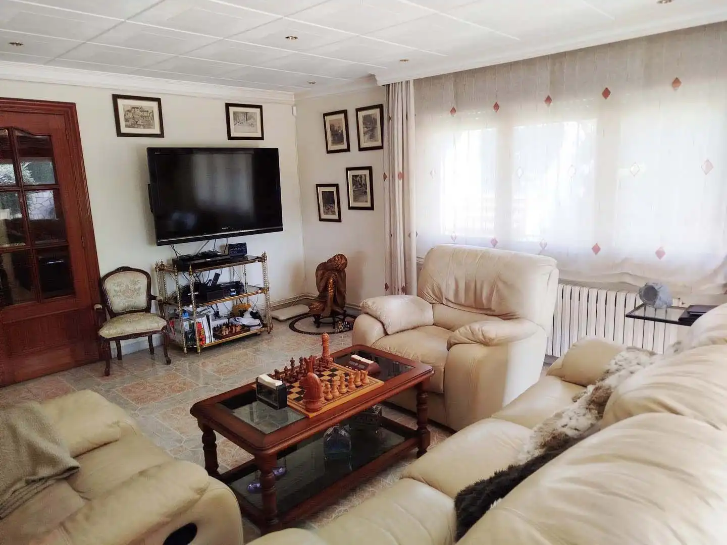 Sala d'estar de Casa o xalet en venda en Lloret de Mar amb Aire condicionat, Calefacció i Jardí privat