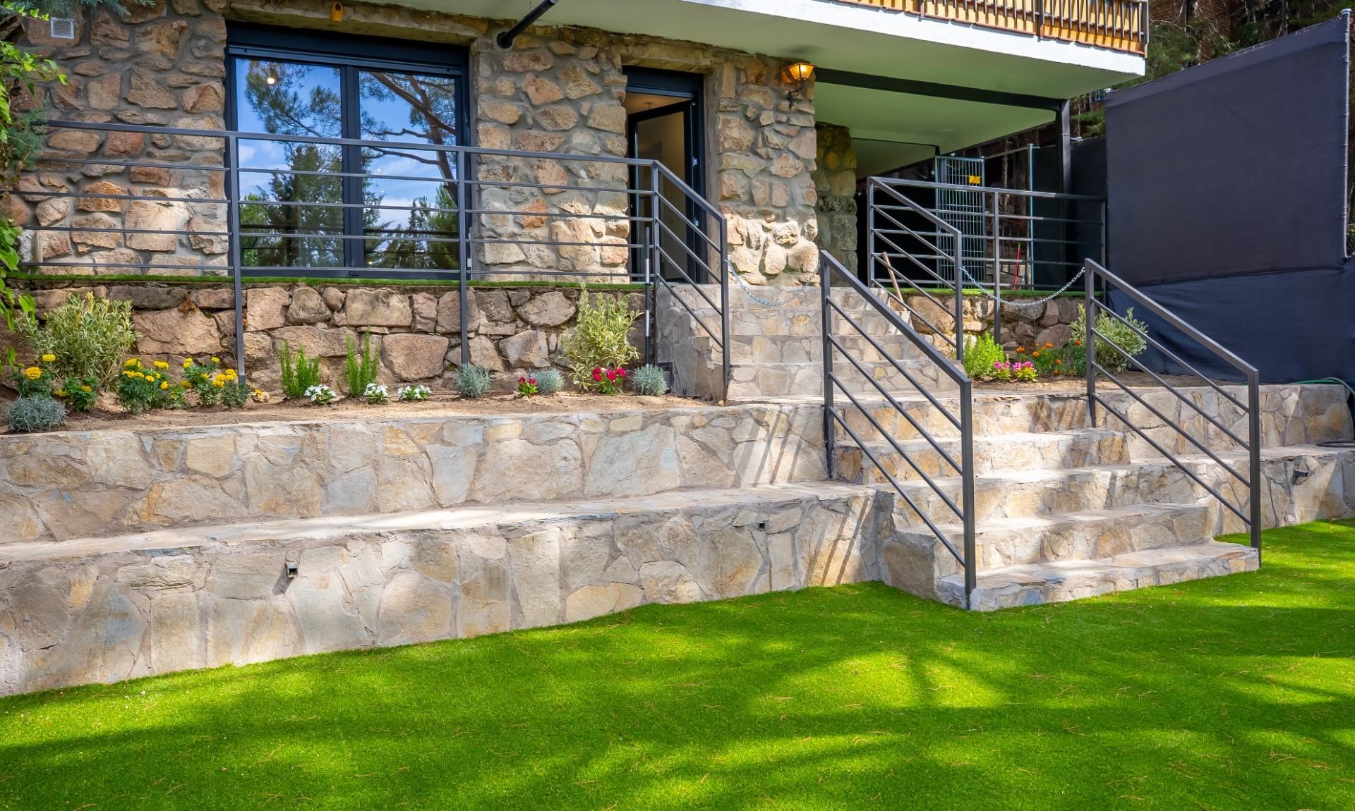 Terrassa de Casa o xalet de lloguer en Collado Mediano amb Calefacció, Jardí privat i Terrassa