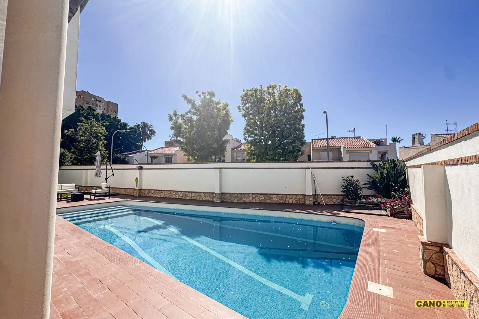 Swimming pool of Houses for sale in Roquetas de Mar  with Terrace, Storage room and Swimming Pool