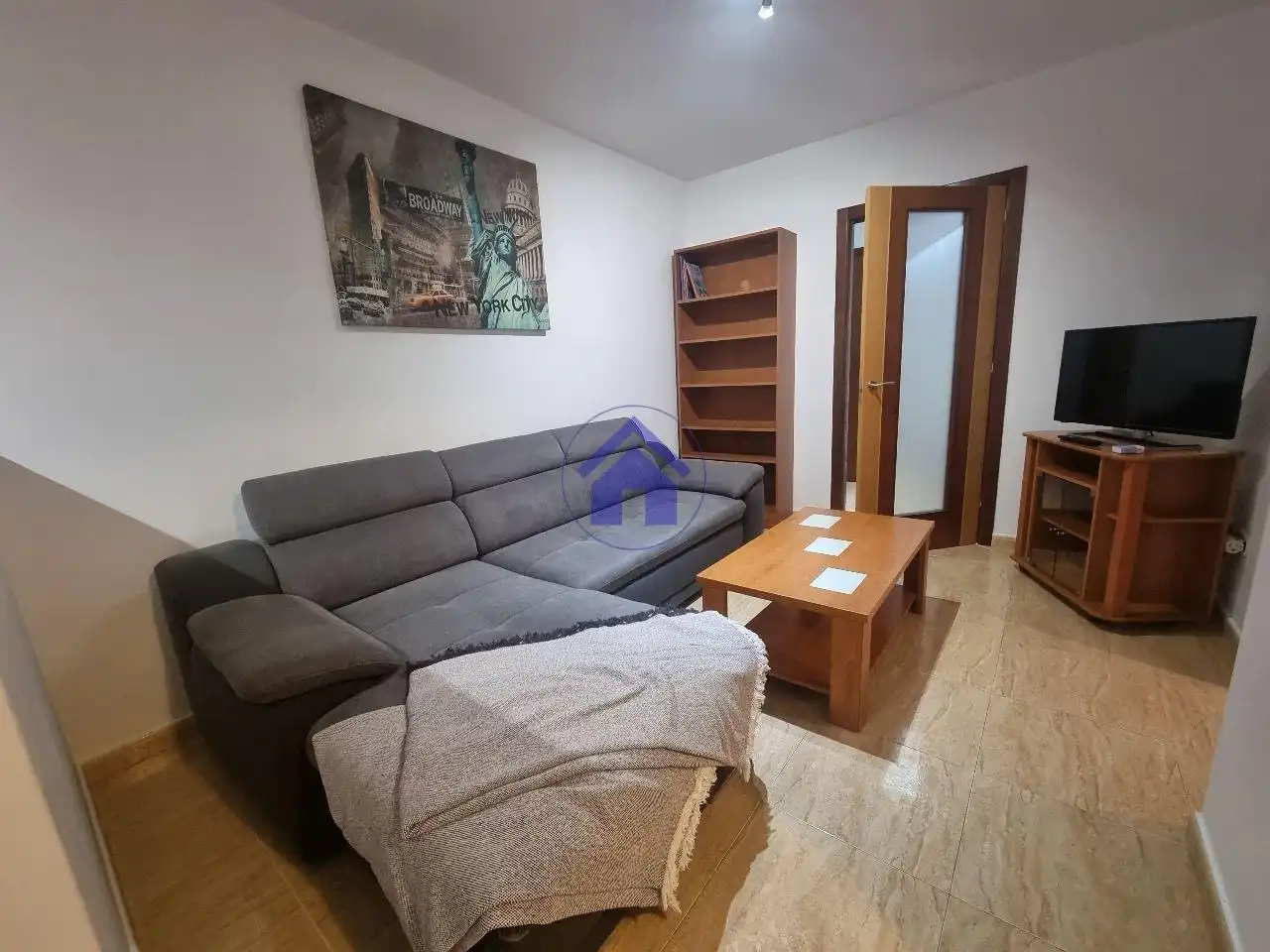 Sala de estar de Ático de alquiler en Pontevedra Capital  con Calefacción, Amueblado y Balcón