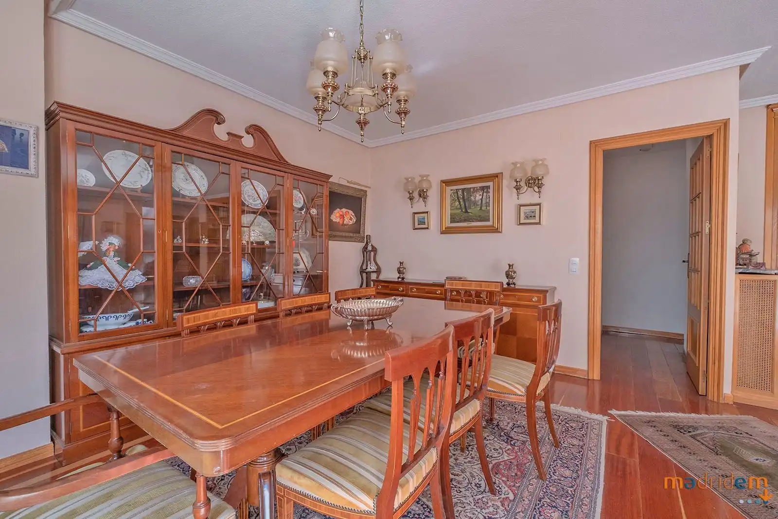Dining room of Apartments for sale in Madrid  with Air Conditioner, Heating and Private garden