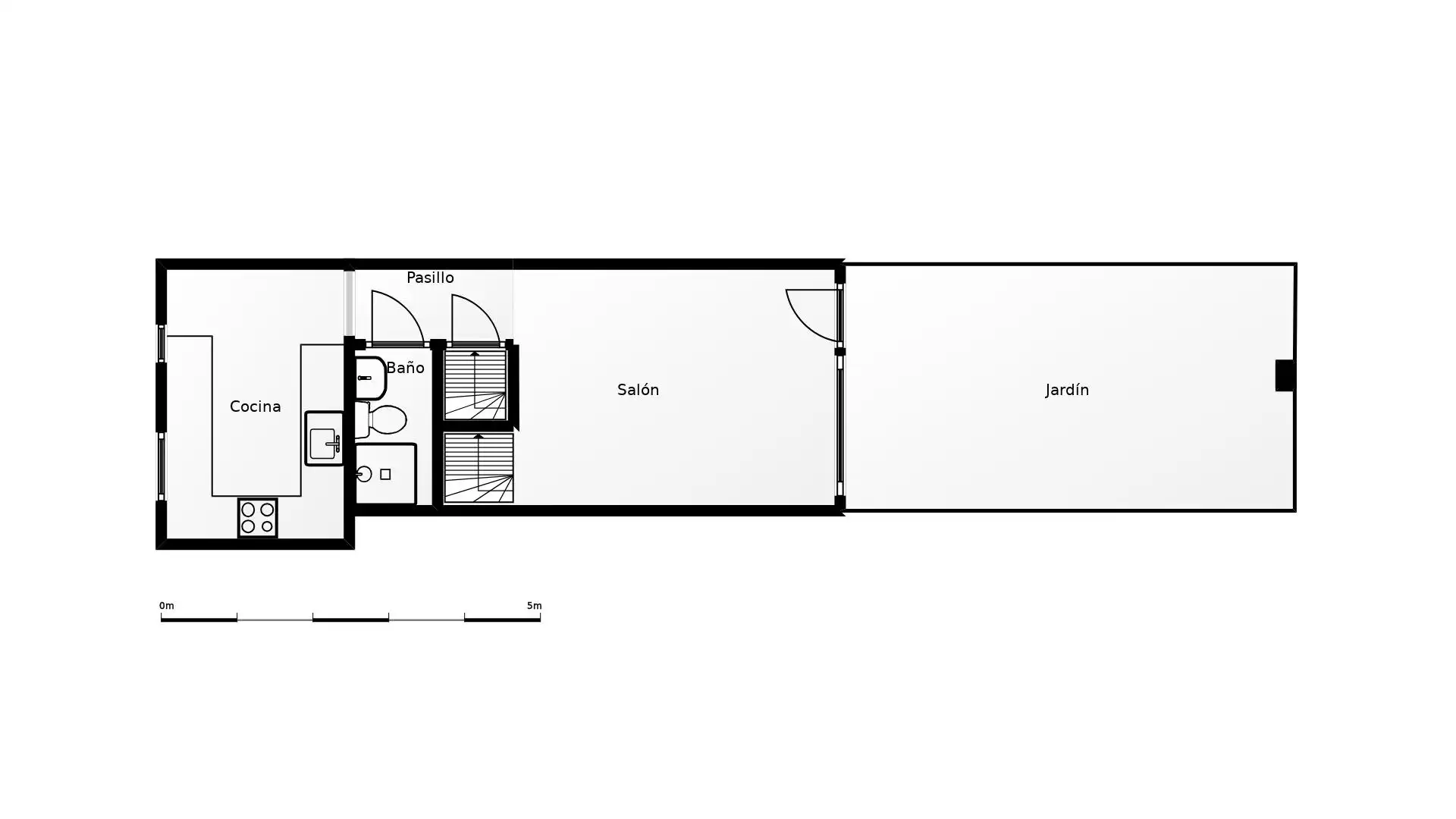 Einfamilien-Reihenhaus zum Verkauf in Barcelona mit Terrasse