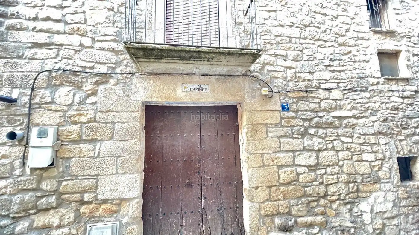 Vista exterior de Finca rústica en venta en Passanant i Belltall con Terraza