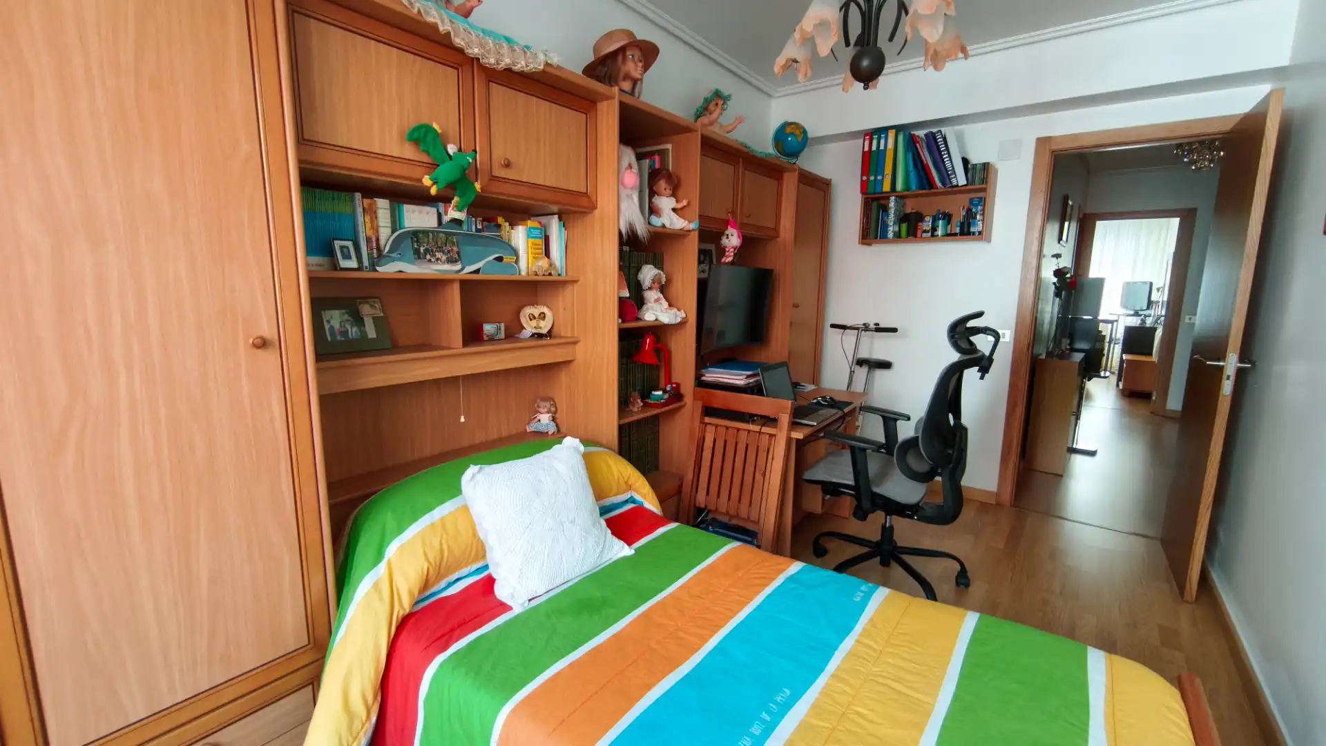 Bedroom of Flat for sale in Narón  with Heating, Terrace and Storage room