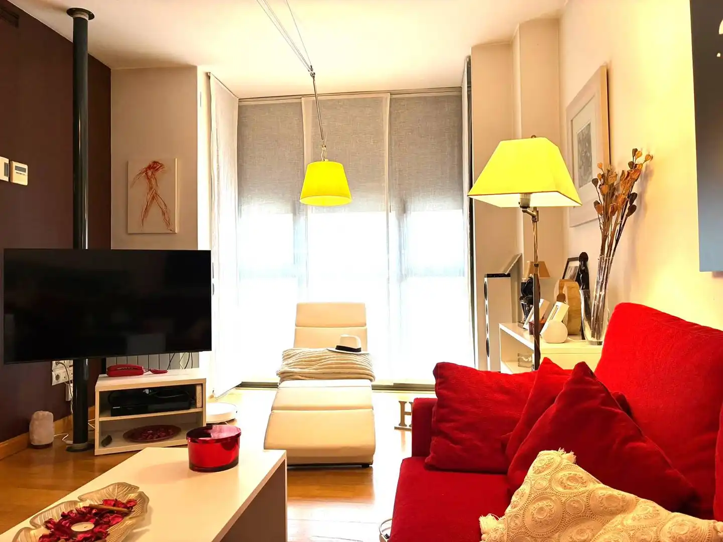 Sala de estar de Piso en venta en Madrid con Aire acondicionado, Calefacción y Jardín privado
