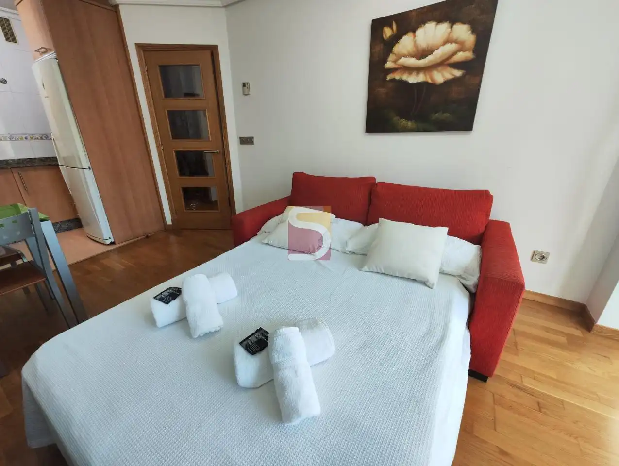 Habitación de Apartamento de alquiler en Nigrán con Calefacción, Trastero y Amueblado
