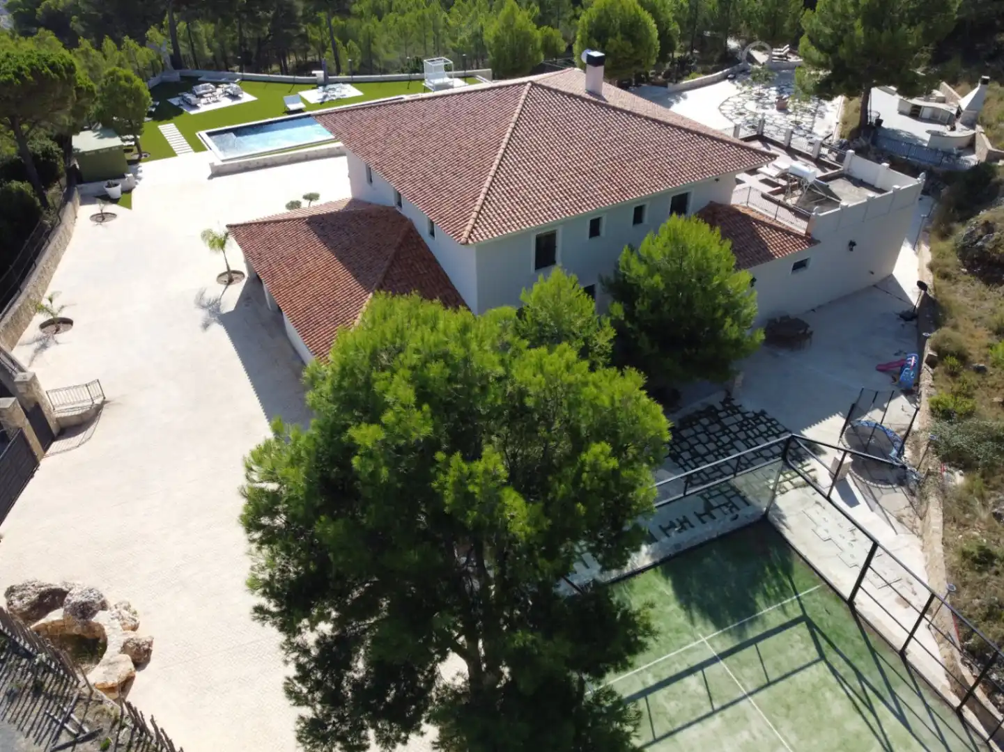 Jardín de Casa o chalet en venta en Benimantell con Aire acondicionado, Jardín privado y Terraza