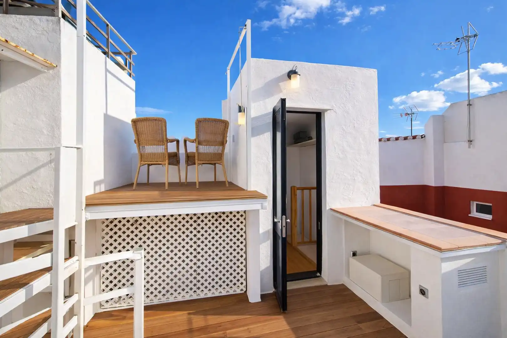 Terrassa de Casa adosada en venda en Manilva amb Aire condicionat, Terrassa i Piscina
