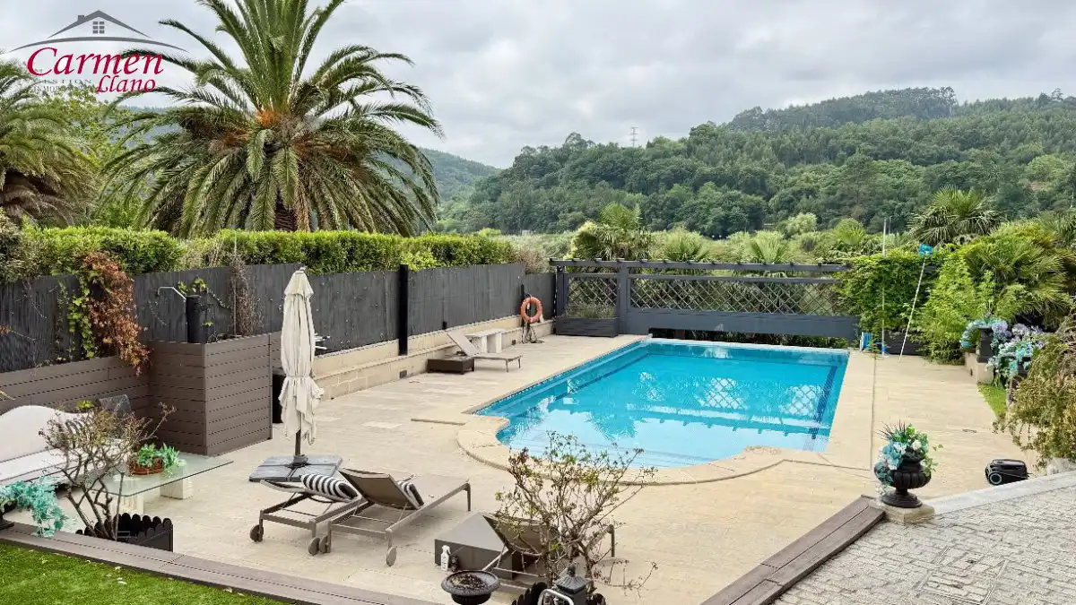 Piscina de Casa o chalet en venta en Plentzia con Calefacción, Jardín privado y Terraza
