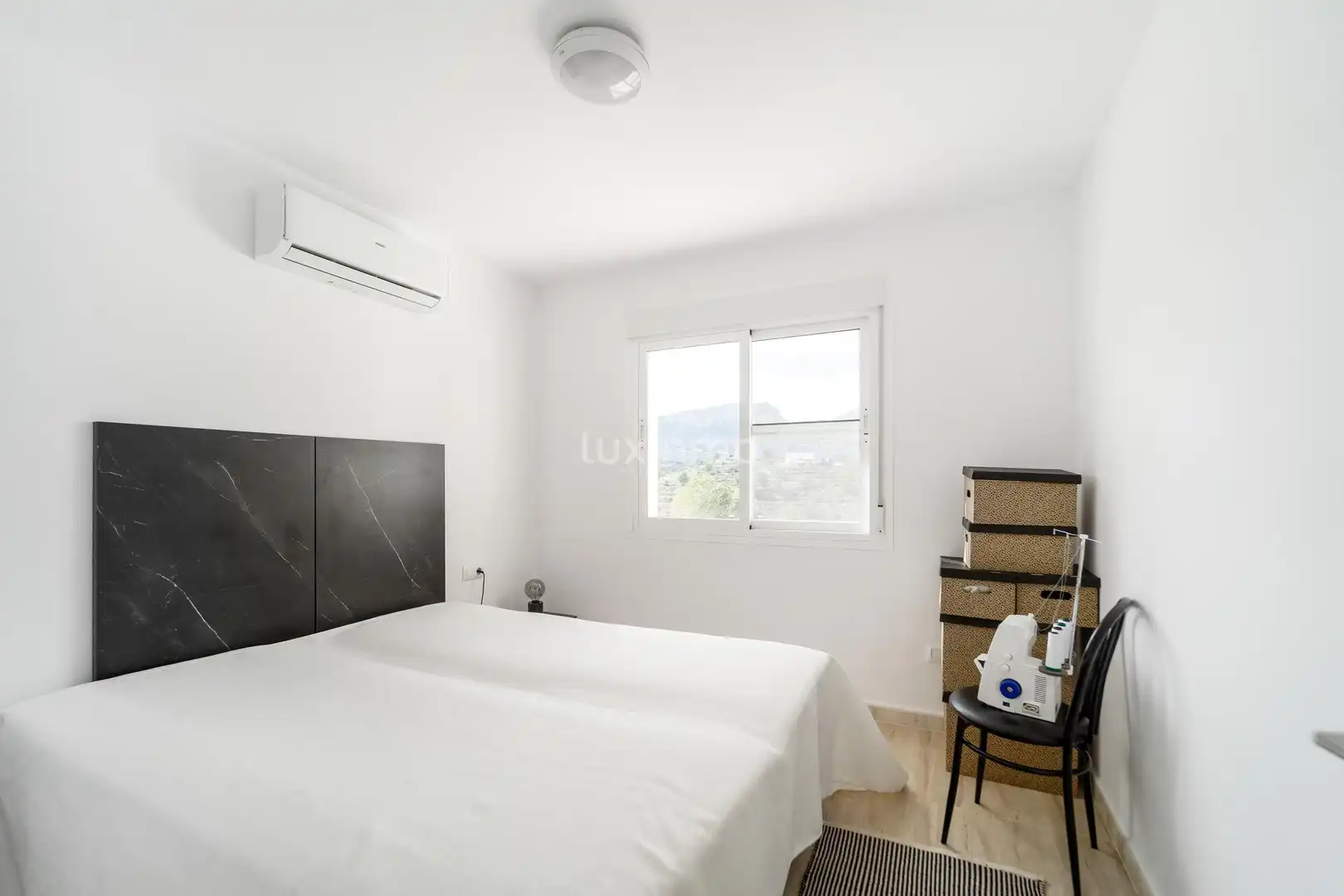 Dormitori de Casa adosada en venda en Calpe / Calp amb Aire condicionat, Terrassa i Piscina comunitària