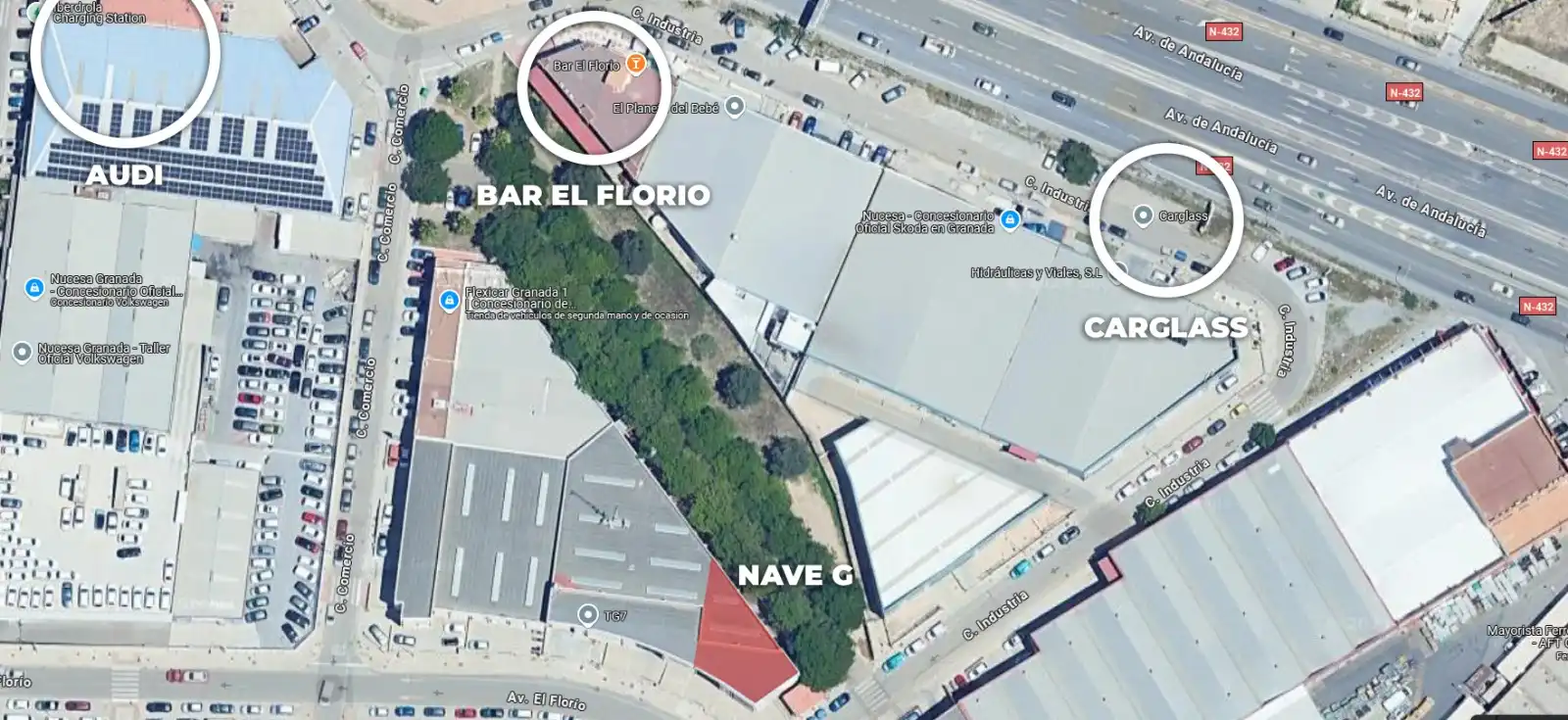 Industrial buildings for rent in Avenida El Florío, Angustias - Chana - Encina