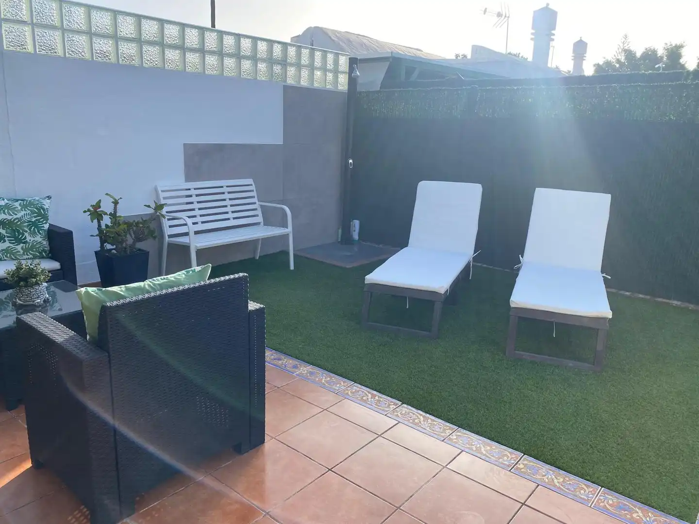 Terrace of Houses for rent in San Bartolomé de Tirajana  with Terrace, Furnished and Washing machine