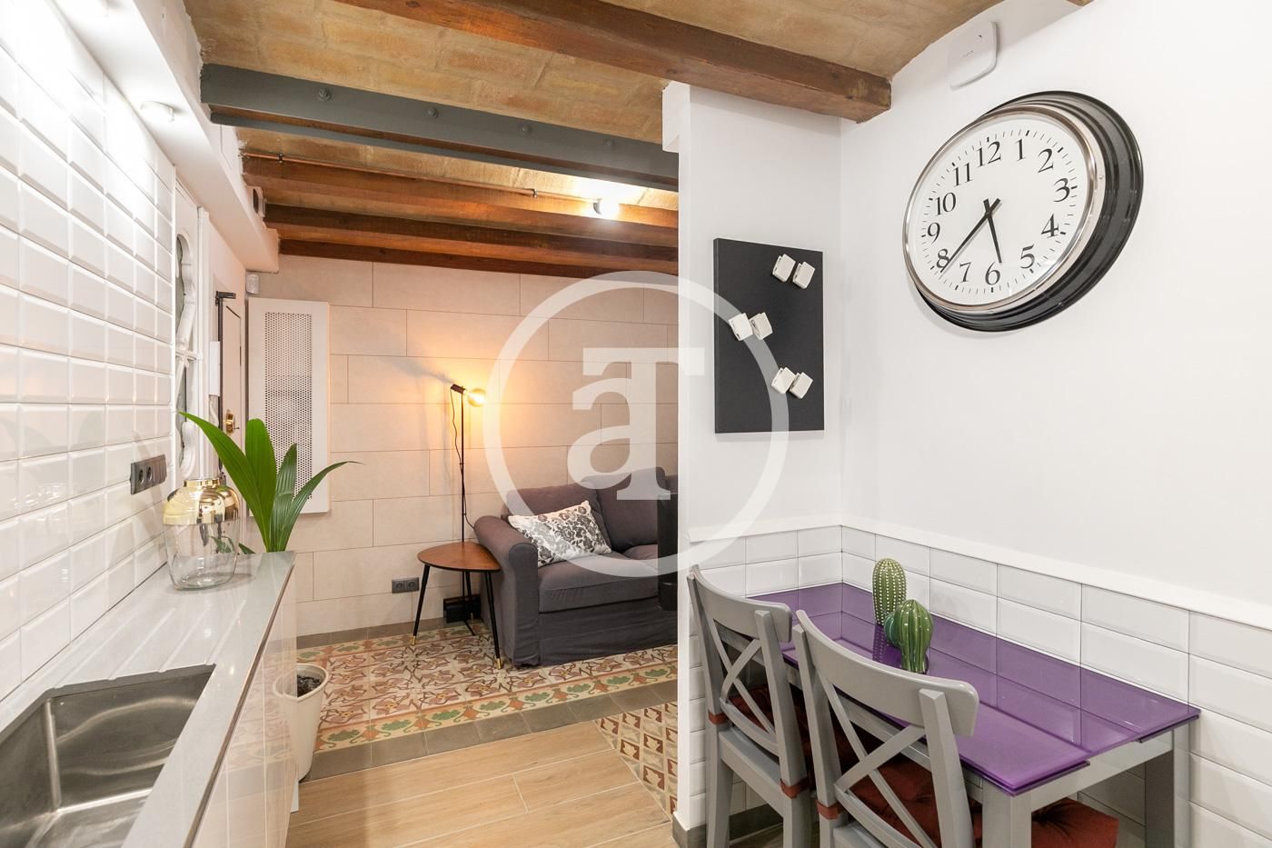 Exterior view of Flat to rent in  Barcelona Capital  with Furnished, Oven and Washing machine