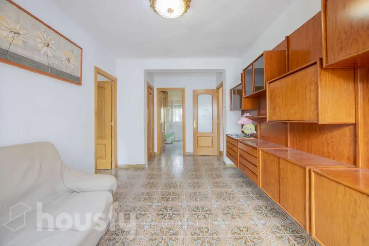 Living room of Flat for rent in Benetússer  with Air Conditioner, Furnished and Balcony