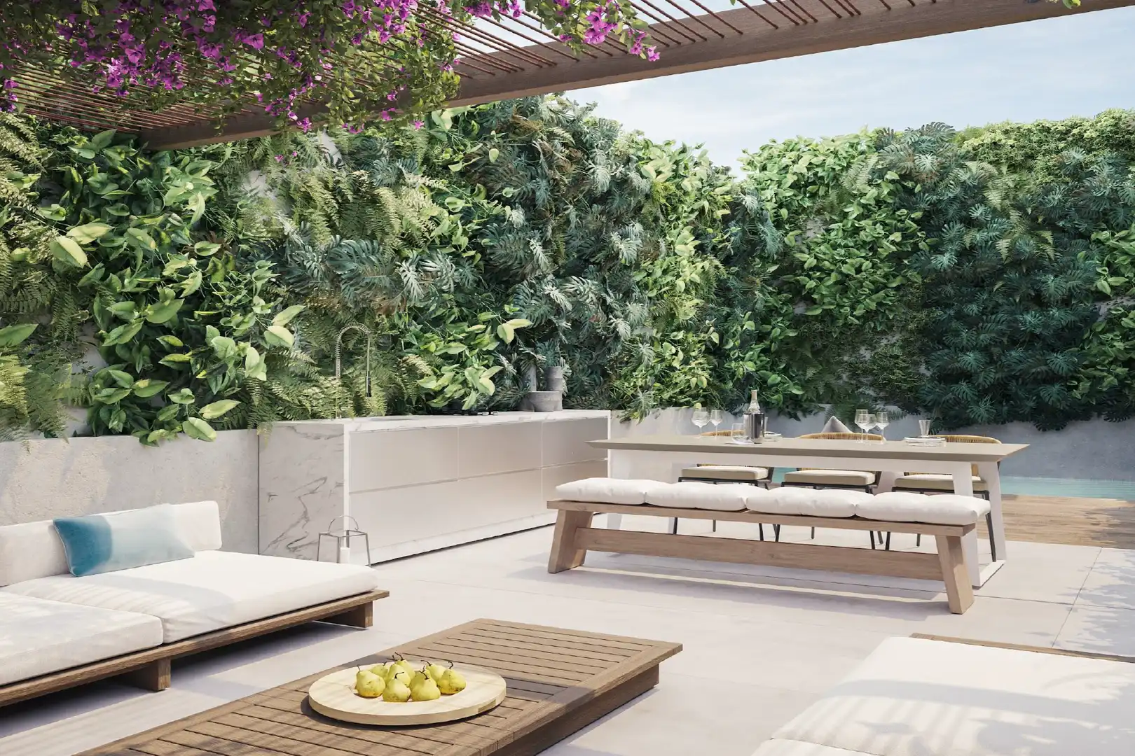 Terrasse von Haus oder Chalet zum Verkauf in Barcelona mit Klimaanlage und Heizung