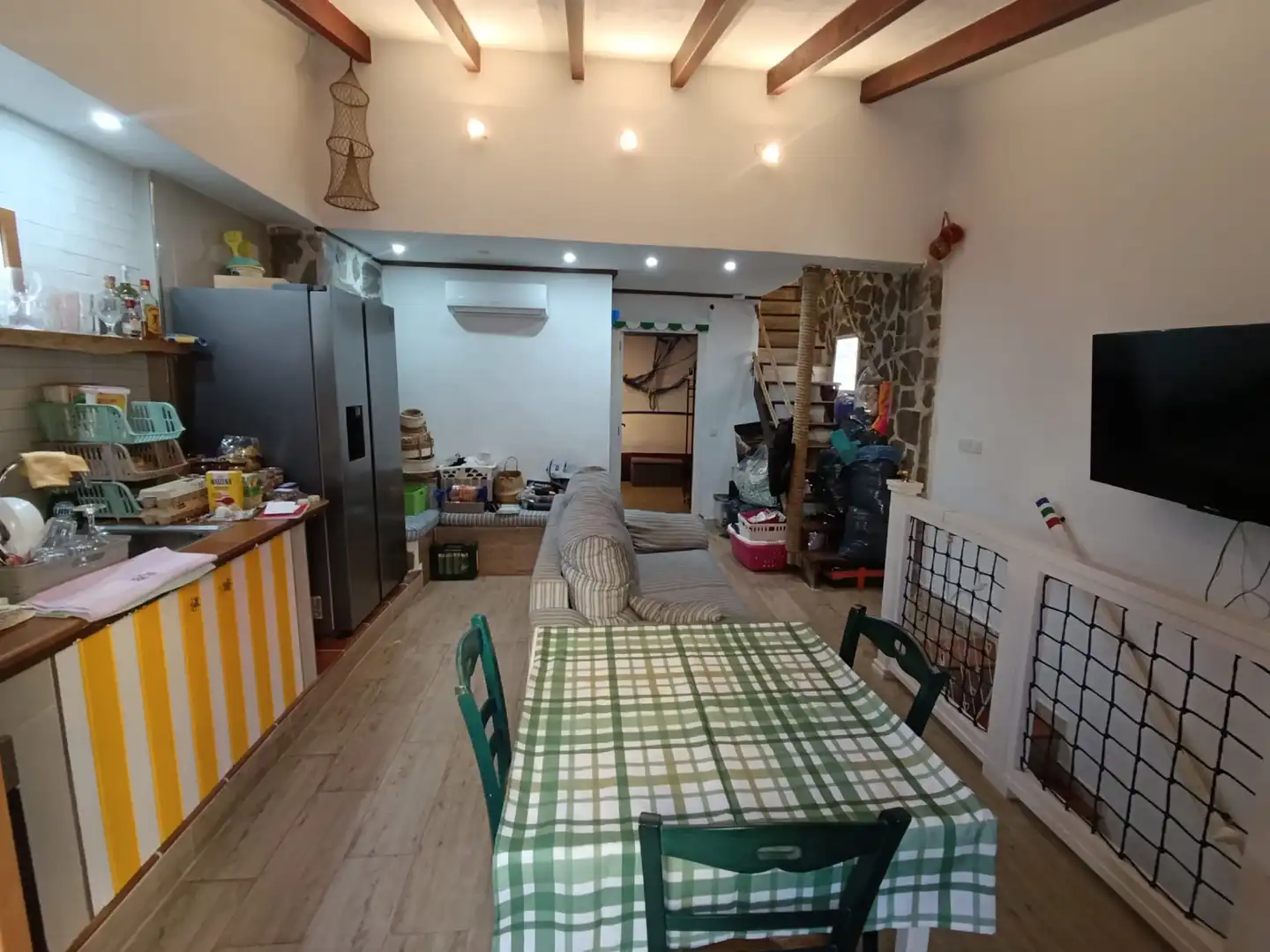 Cocina de Casa o chalet en venta en Villajoyosa / La Vila Joiosa con Aire acondicionado, Amueblado y Balcón