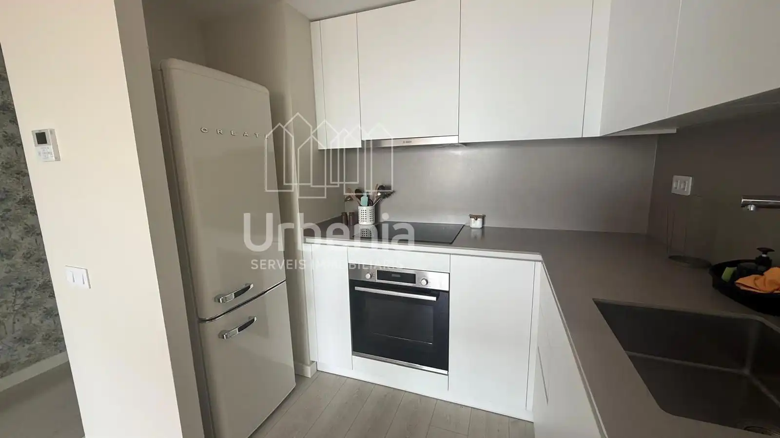 Cocina de Piso de alquiler en Mataró con Aire acondicionado, Calefacción y Terraza