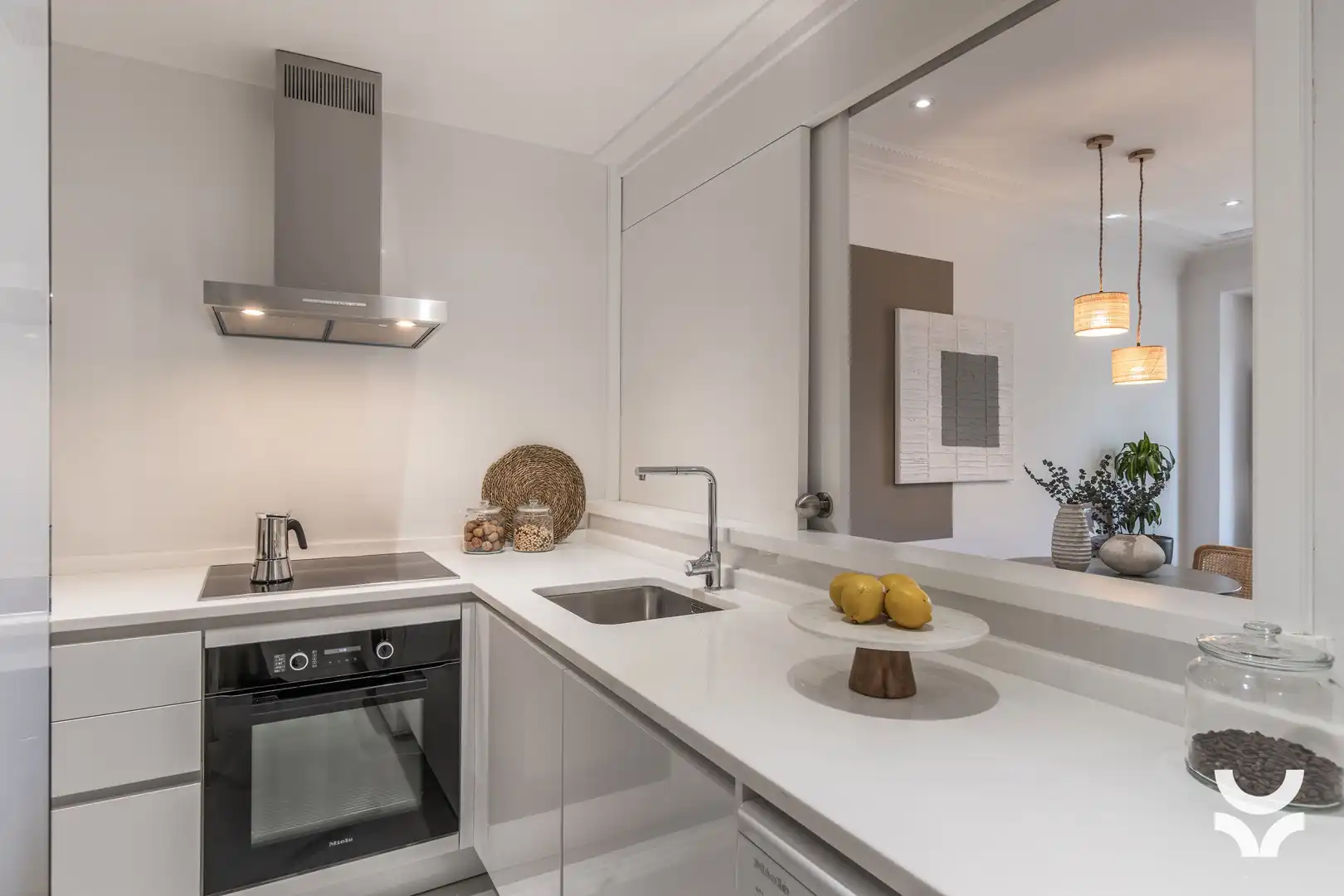 Kitchen of Apartments for rent in Madrid  with Air Conditioner, Heating and Furnished