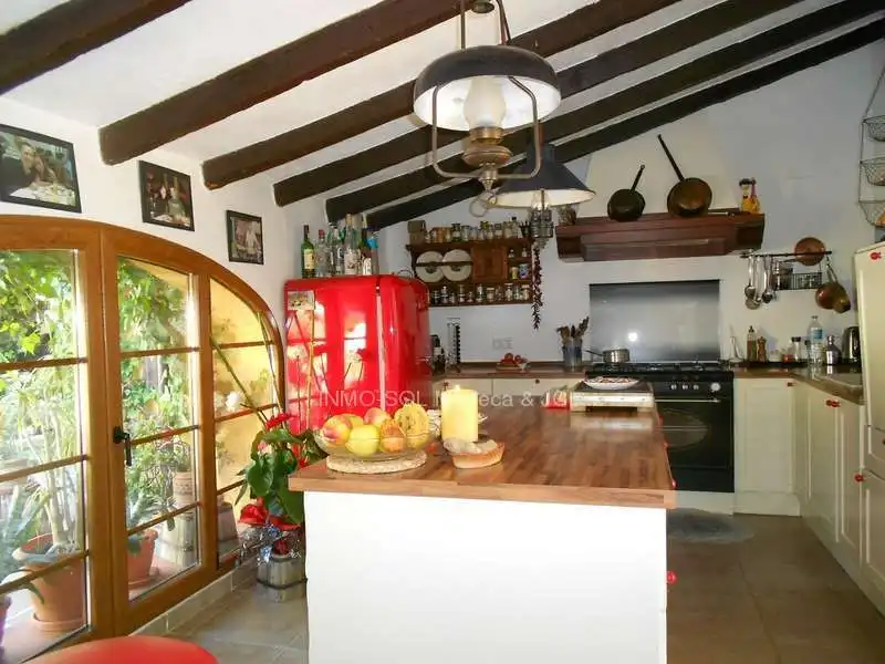Küche von Country house zum Verkauf in Calpe / Calp mit Privatgarten, Terrasse und Abstellraum
