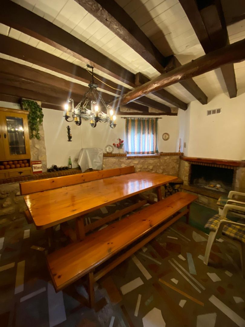 Dining room of Country house for sale in Madrigal del Monte  with Furnished
