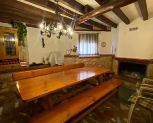 Dining room of Country house for sale in Madrigal del Monte  with Furnished