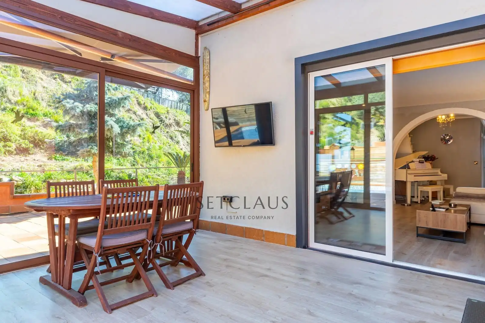 Terraza de Casa o chalet en venta en Teià con Aire acondicionado, Calefacción y Jardín privado
