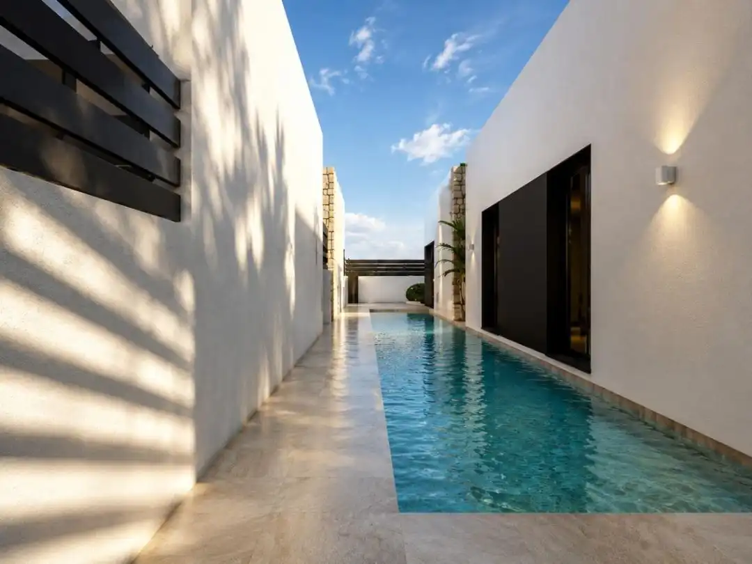 Swimming pool of Houses for sale in Benijófar, Alicante