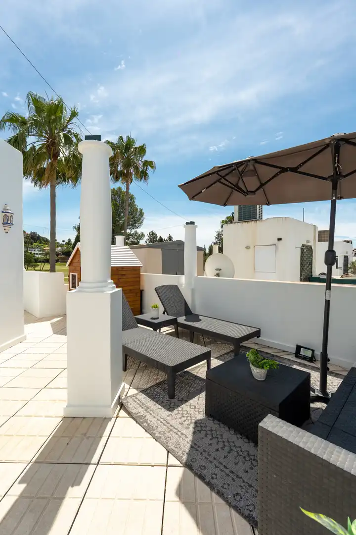 Terraza de Casa adosada en venta en Marbella con Aire acondicionado, Terraza y Piscina