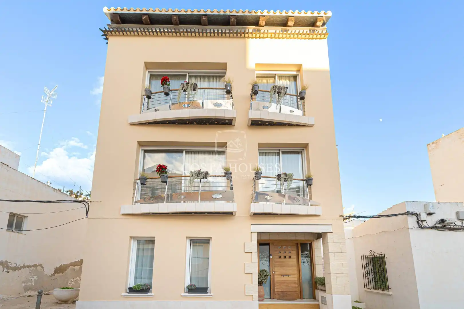 Exterior view of Houses for sale in Jávea / Xàbia  with Air Conditioner, Heating and Terrace
