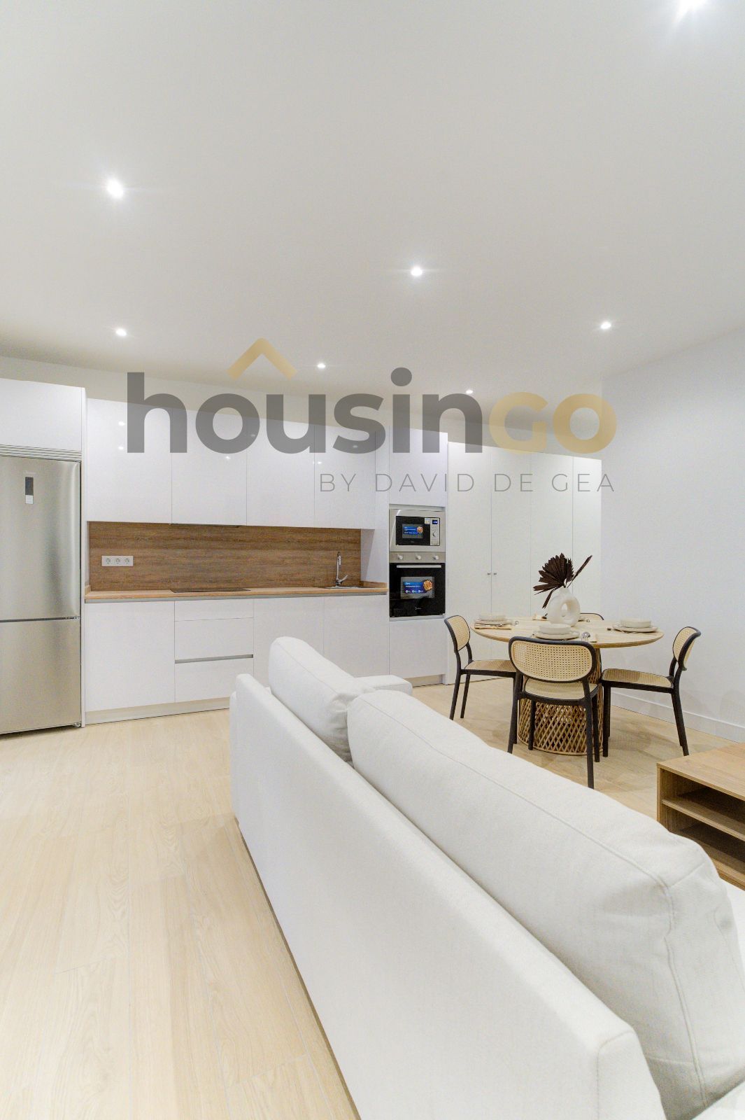 Sala d'estar de Pis en venda en  Madrid Capital amb Aire condicionat, Calefacció i Parquet