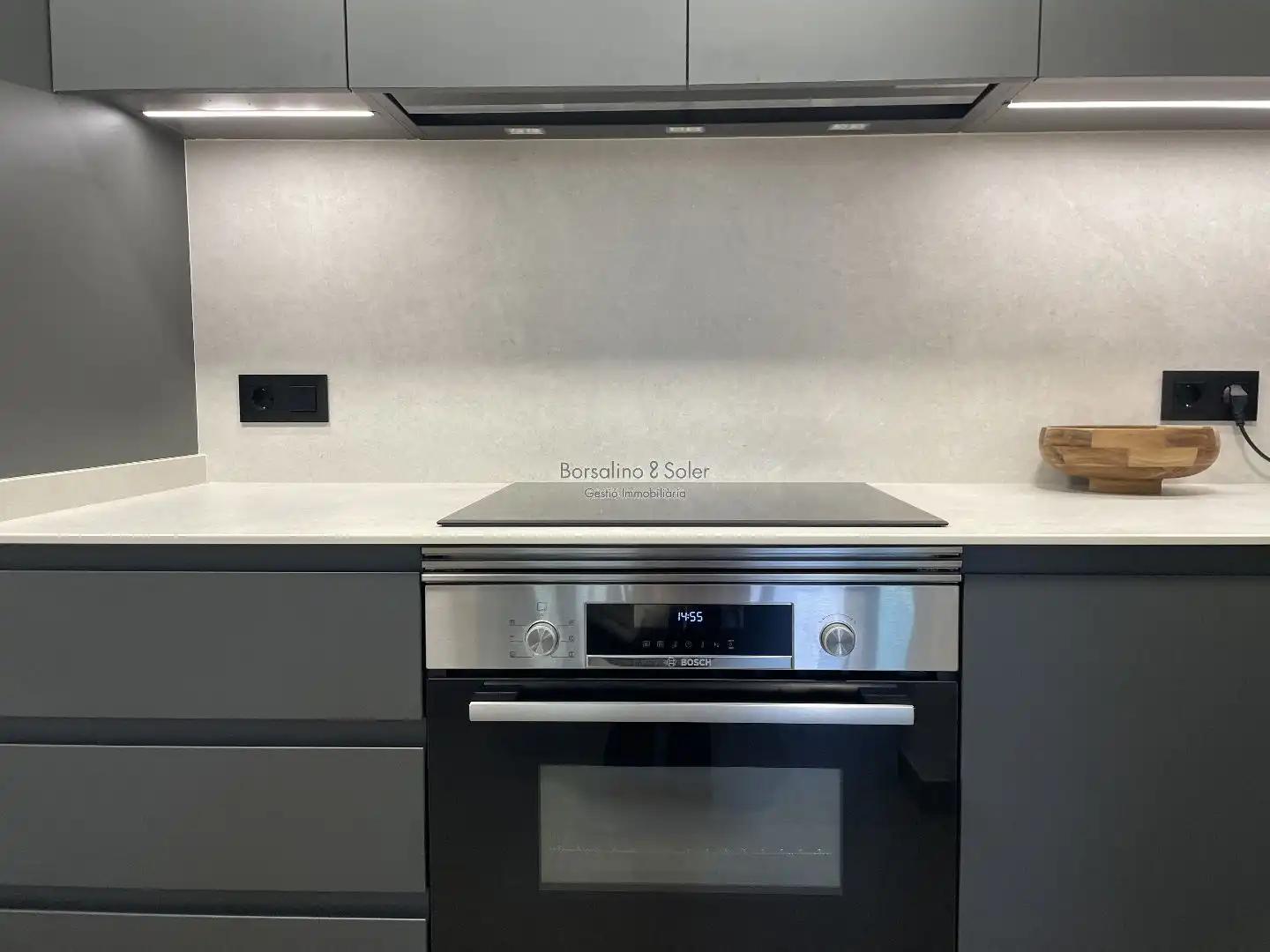 Kitchen of Flat for sale in Granollers  with Air Conditioner and Balcony