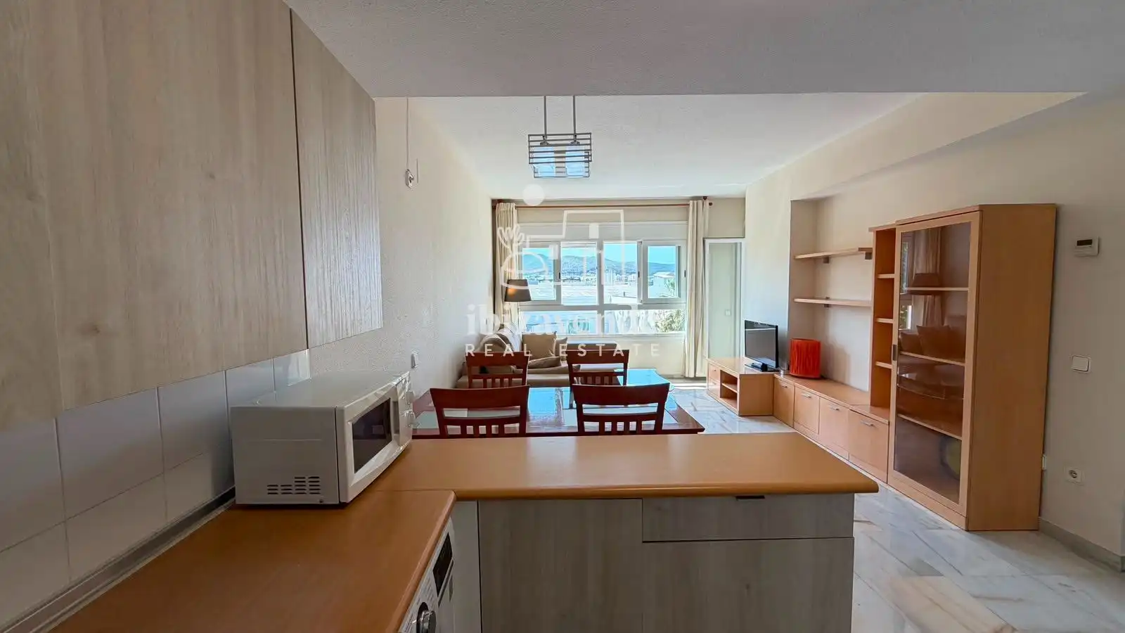 Kitchen of Flat for sale in Eivissa  with Air Conditioner, Swimming Pool and Furnished