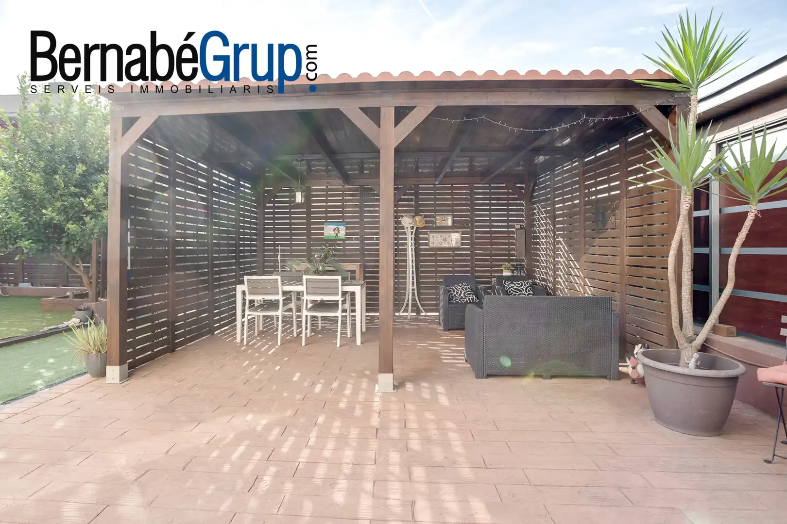 Terrasse von Wohnung zum Verkauf in Les Franqueses del Vallès mit Klimaanlage, Heizung und Privatgarten
