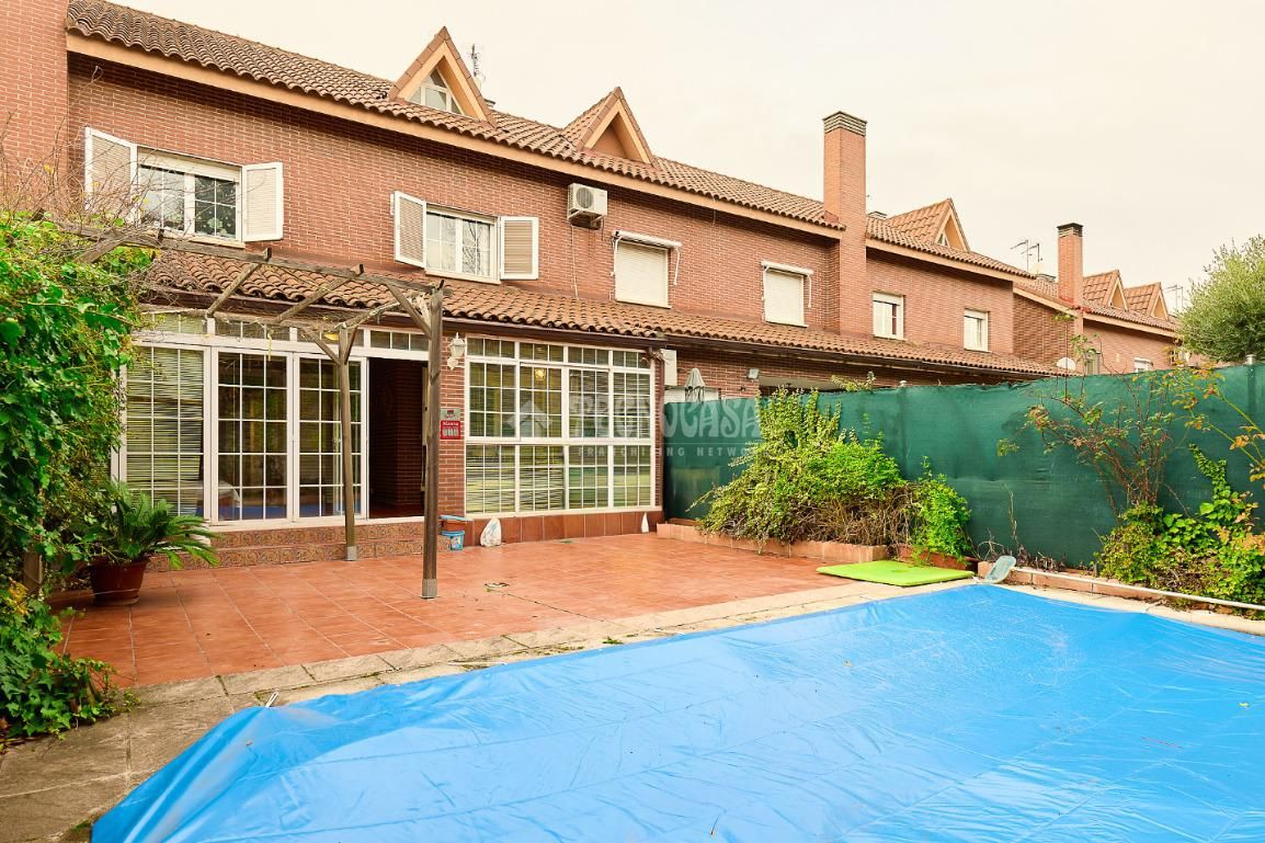 Jardín de Casa adosada en venta en Rivas-Vaciamadrid