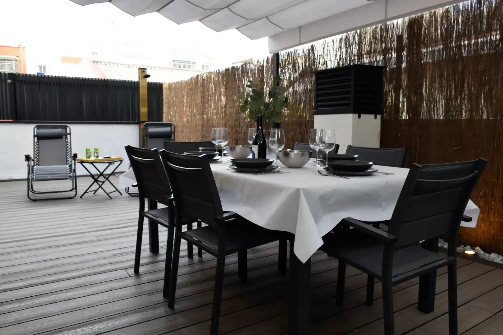 Terrasse von Wohnung zur Miete in Ciudad Lineal