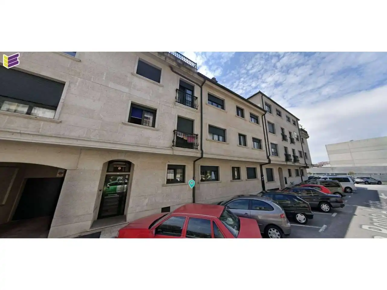 Vista exterior de Piso en venta en Vilagarcía de Arousa con Calefacción y Trastero