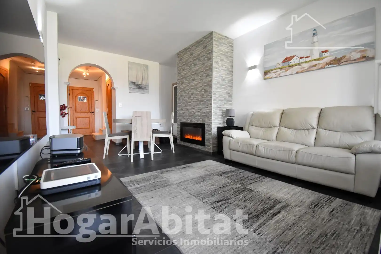 Sala de estar de Ático en venta en Dénia con Aire acondicionado, Calefacción y Jardín privado