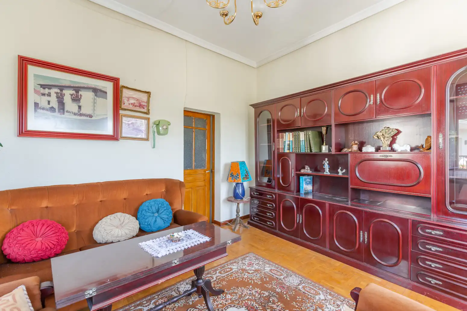 Sala de estar de Casa o chalet en venta en Galar con Calefacción, Jardín privado y Parquet
