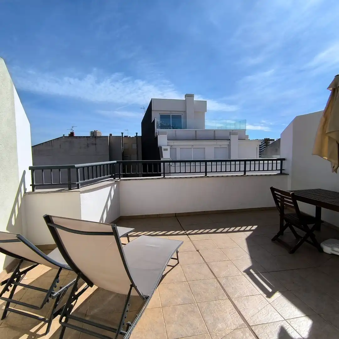 Terraza de Ático en venta en Peñíscola / Peníscola con Aire acondicionado, Terraza y Amueblado