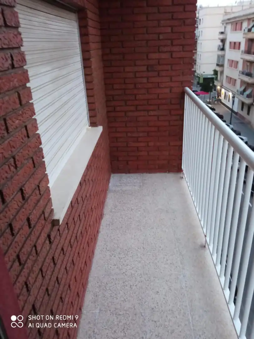 Balcony of Flat for rent in Valencia  with Air Conditioner, Furnished and Oven