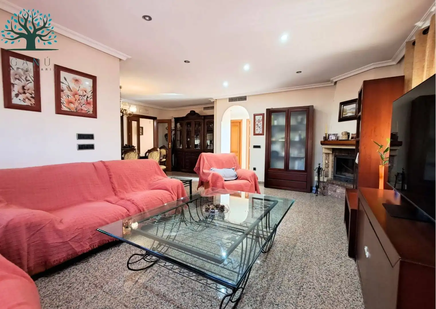 Sala de estar de Casa o chalet en venta en Mazarrón con Aire acondicionado, Terraza y Trastero