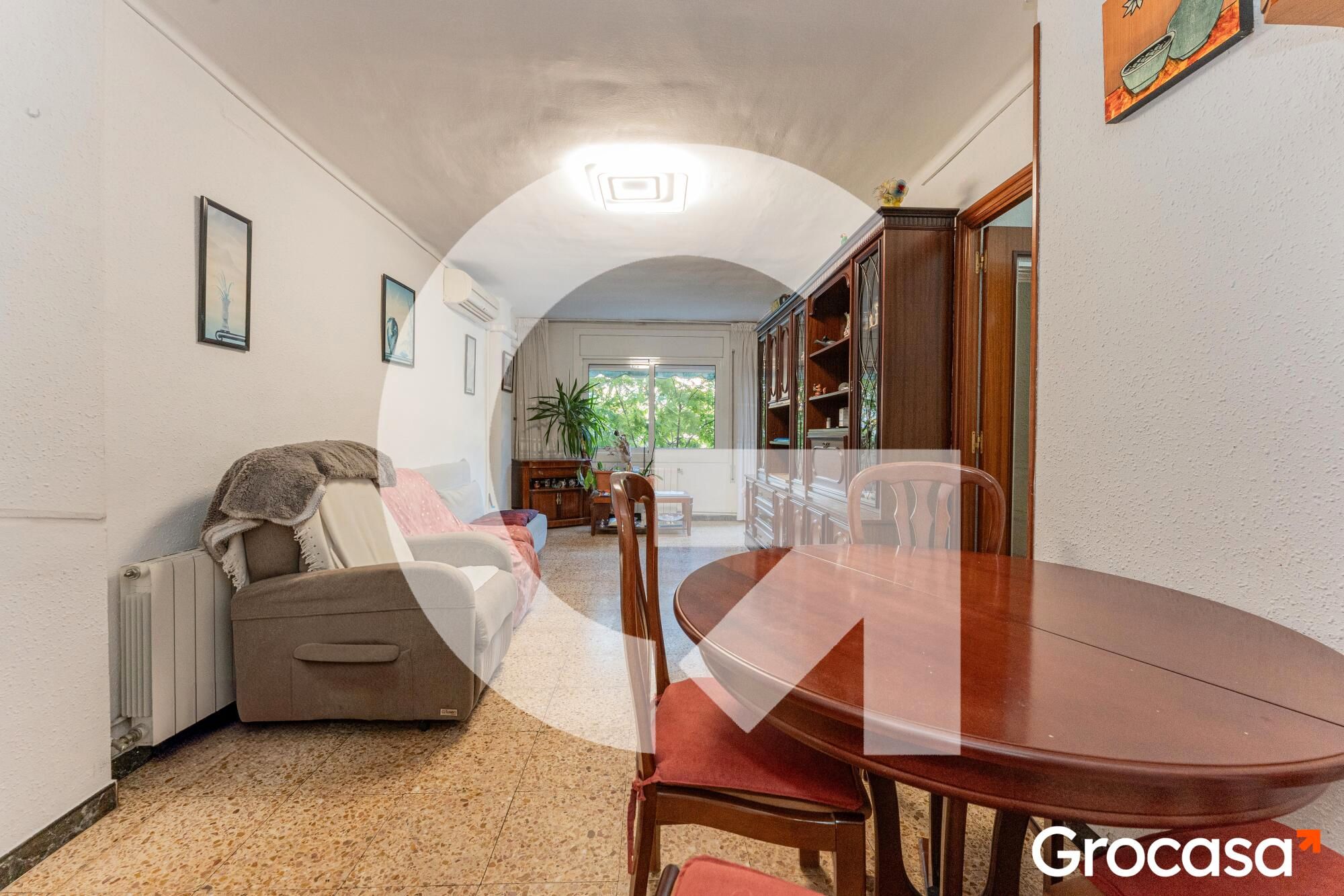 Living room of Flat for sale in Cornellà de Llobregat  with Air Conditioner, Heating and Terrace