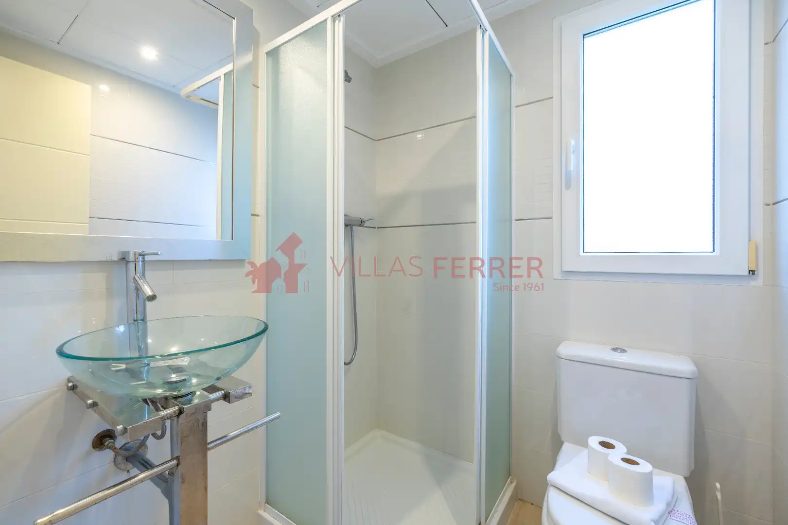 Bathroom of Flat for sale in Dénia  with Air Conditioner, Terrace and Furnished