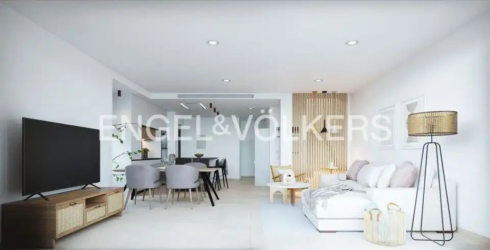 Sala de estar de Casa o chalet en venta en San Pedro del Pinatar con Aire acondicionado, Calefacción y Jardín privado