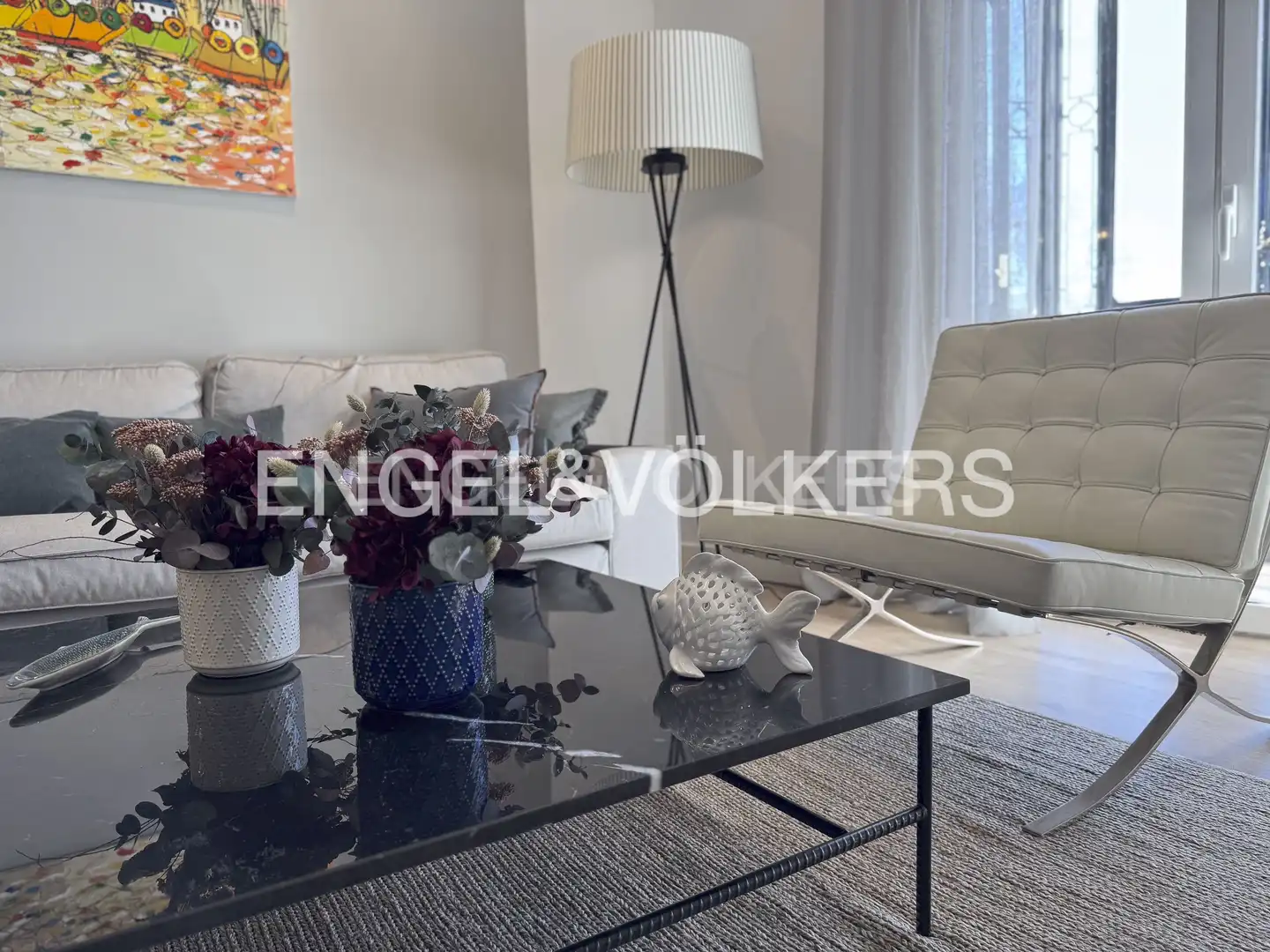 Sala de estar de Piso de alquiler en Madrid con Aire acondicionado, Calefacción y Amueblado